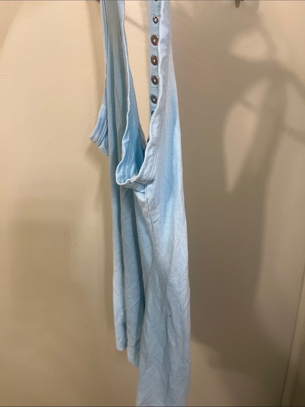 bebe Pale Blue Studded Racerback Tank - Picture 3 of 13